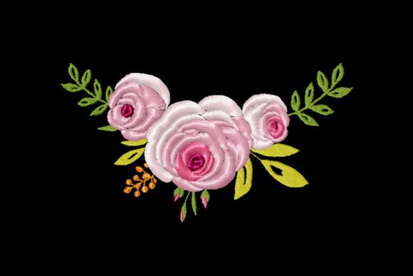 Delicate Floral Arrangement for Premium Sweatshirts