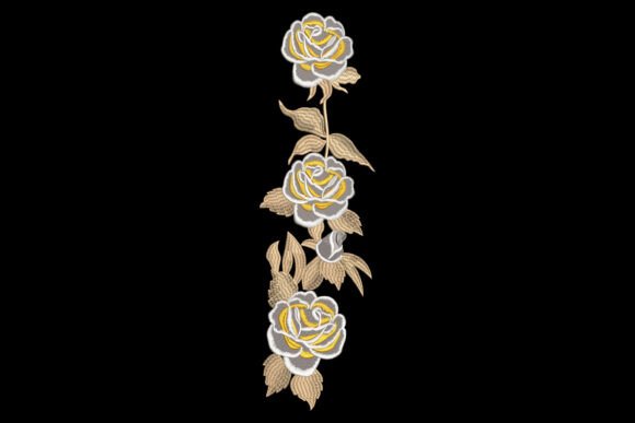 Elegant Ivory Bloom Ladder for Premium Sweatshirts