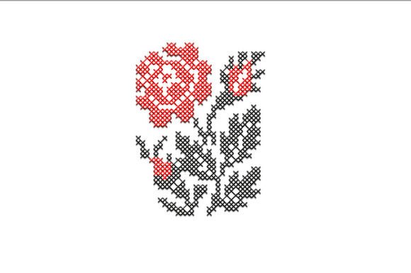 Flowers Cross Stitch Embroidery: A Festive Addition