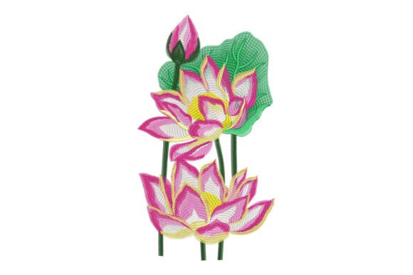 Sacred Lotus Garden Embroidery Review