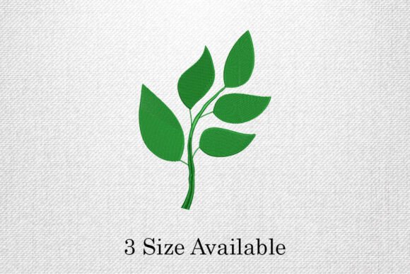 Simple Green Leaf for Chic Apparel