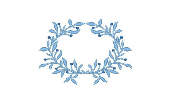 Wreath with Rose: A Seasonal Embroidery Delight
